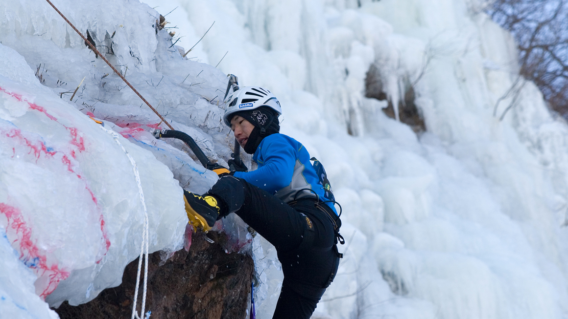 용대리 전국 빙벽대회
