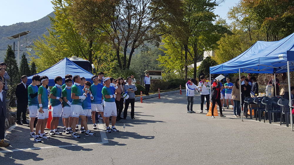 전국체육대회 성화봉송(인제)